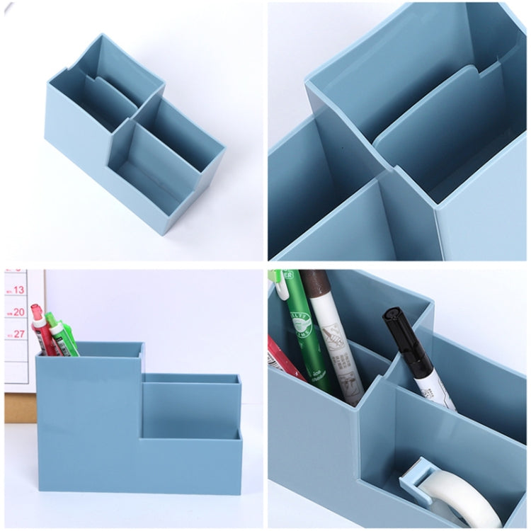 Creative Multifunctional Desktop พลาสติกผู้ถือโทรศัพท์ผู้ถือปากกา