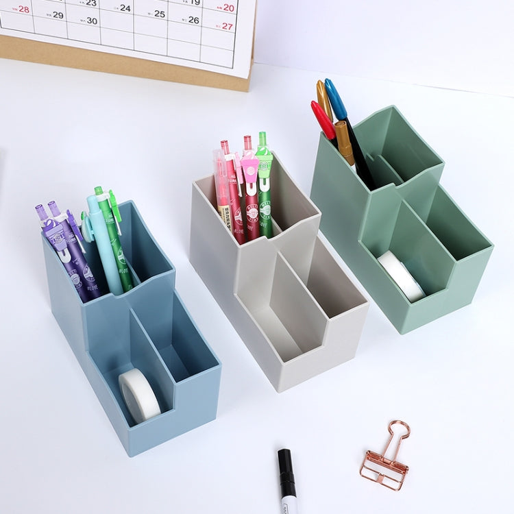 Creative Multifunctional Desktop พลาสติกผู้ถือโทรศัพท์ผู้ถือปากกา