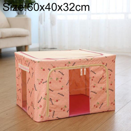 กล่องเก็บของพับได้ผ้าไม่ทอพร้อมซิปกล่องเก็บเสื้อผ้ากันความชื้น, 44L 50x40x22cm, 55L 50x40x28cm, 66L 50x40x33cm, 80L 60x40x32cm, 100L 60x42x40cm, 125L 70x42x40cm