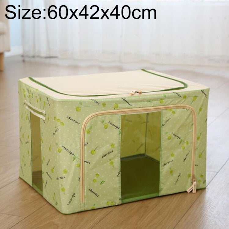 กล่องเก็บของพับได้ผ้าไม่ทอพร้อมซิปกล่องเก็บเสื้อผ้ากันความชื้น, 44L 50x40x22cm, 55L 50x40x28cm, 66L 50x40x33cm, 80L 60x40x32cm, 100L 60x42x40cm, 125L 70x42x40cm