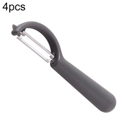ขาย 4 ชิ้น สแตนเลส ที่ปอกผลไม้ ด้ามกลม ที่ปอกอ้อย, 4 PCS Apple Peeler Knife (Dark Gery), 4 PCS Apple Peeler Knife (Green), 4 PCS Apple Peeler Knife (White), 4 PCS Apple Peeler Knife (Light Gery), 4 PCS Apple Peeler Knife (Black)                        ...