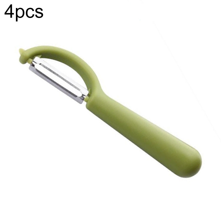 ขาย 4 ชิ้น สแตนเลส ที่ปอกผลไม้ ด้ามกลม ที่ปอกอ้อย, 4 PCS Apple Peeler Knife (Dark Gery), 4 PCS Apple Peeler Knife (Green), 4 PCS Apple Peeler Knife (White), 4 PCS Apple Peeler Knife (Light Gery), 4 PCS Apple Peeler Knife (Black)                        ...