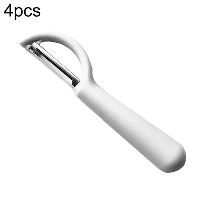 ขาย 4 ชิ้น สแตนเลส ที่ปอกผลไม้ ด้ามกลม ที่ปอกอ้อย, 4 PCS Apple Peeler Knife (Dark Gery), 4 PCS Apple Peeler Knife (Green), 4 PCS Apple Peeler Knife (White), 4 PCS Apple Peeler Knife (Light Gery), 4 PCS Apple Peeler Knife (Black)                        ...