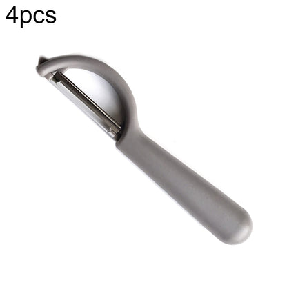 ขาย 4 ชิ้น สแตนเลส ที่ปอกผลไม้ ด้ามกลม ที่ปอกอ้อย, 4 PCS Apple Peeler Knife (Dark Gery), 4 PCS Apple Peeler Knife (Green), 4 PCS Apple Peeler Knife (White), 4 PCS Apple Peeler Knife (Light Gery), 4 PCS Apple Peeler Knife (Black)                        ...