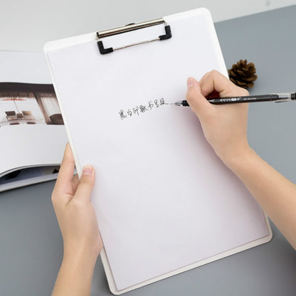2PCS Simple แฟ้มโฟลเดอร์นักเรียนเขียนกระดาษคลิปร้านอาหารเมนูโฟลเดอร์