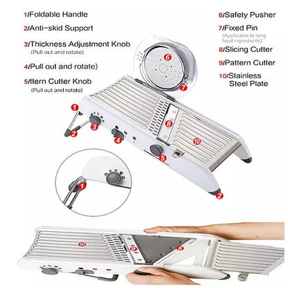 มัลติฟังก์ชั่นสแตนเลสเครื่องขูดเครื่องตัดสับเครื่องบด, Long Stainless Steel Grater