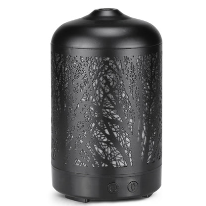 โลหะ Tree Air Humidifier Essential Oil Diffuser Mist Maker สีสัน LED โคมไฟ Diffuser น้ำมันหอมระเหยเครื่องฟอกอากาศ,, EU Plug