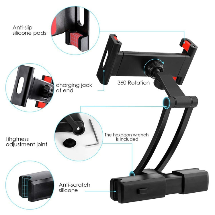 Universal 360 Rotation Holder Bracket เบาะหลังติดรถยนต์