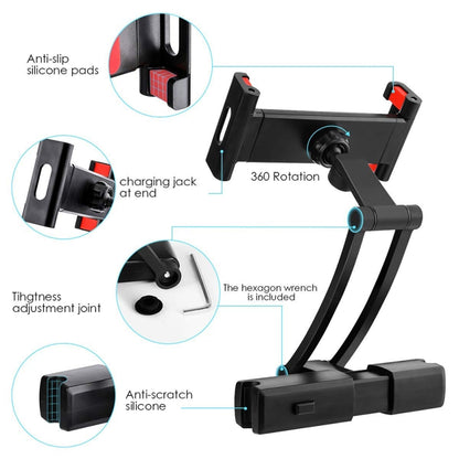 Universal 360 Rotation Holder Bracket เบาะหลังติดรถยนต์