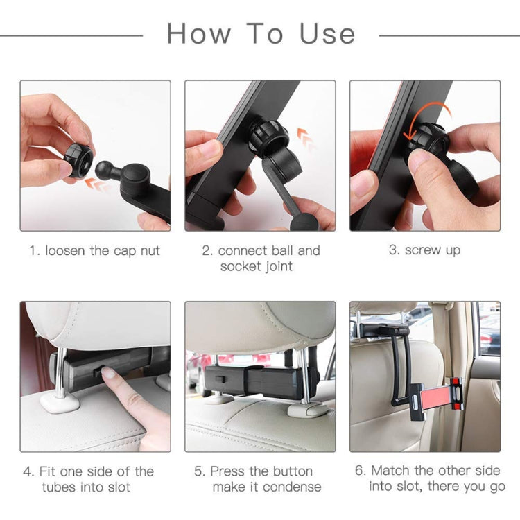 Universal 360 Rotation Holder Bracket เบาะหลังติดรถยนต์