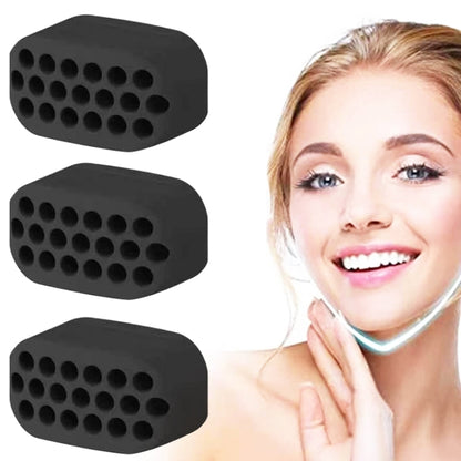 3PCS 4th Generation Masseter Ball Mandibular TRAINER เทรนเนอร์กล้ามเนื้อใบหน้าซิลิโคน Face-Lifting อุปกรณ์, 4th Generation (White), 4th Generation (Black), 4th Generation (Gray)