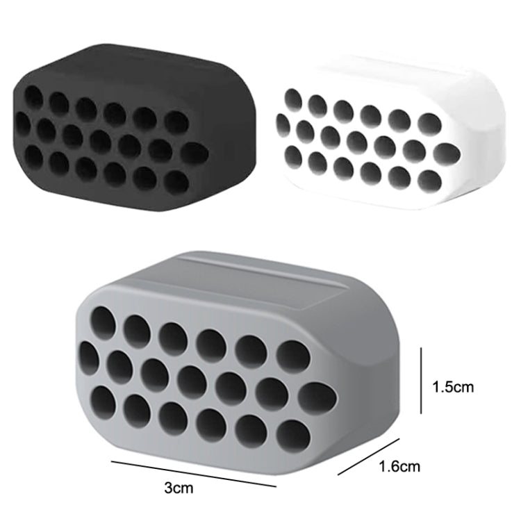 3PCS 4th Generation Masseter Ball Mandibular TRAINER เทรนเนอร์กล้ามเนื้อใบหน้าซิลิโคน Face-Lifting อุปกรณ์, 4th Generation (White), 4th Generation (Black), 4th Generation (Gray)