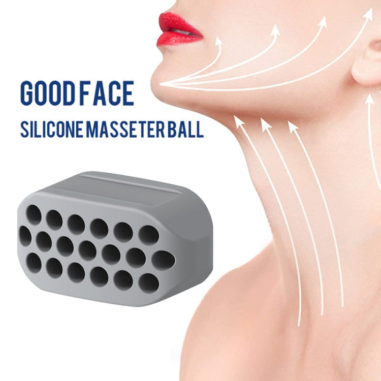 3PCS 4th Generation Masseter Ball Mandibular TRAINER เทรนเนอร์กล้ามเนื้อใบหน้าซิลิโคน Face-Lifting อุปกรณ์, 4th Generation (White), 4th Generation (Black), 4th Generation (Gray)