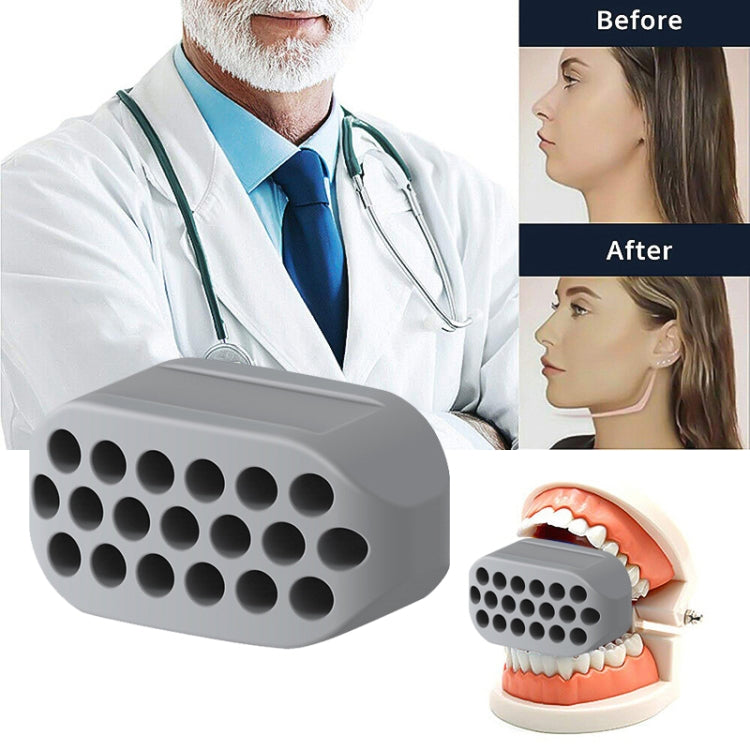 3PCS 4th Generation Masseter Ball Mandibular TRAINER เทรนเนอร์กล้ามเนื้อใบหน้าซิลิโคน Face-Lifting อุปกรณ์, 4th Generation (White), 4th Generation (Black), 4th Generation (Gray)