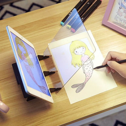 Optical Tracing Board คัดลอก Artifact แผงอะนิเมะ Craft ภาพวาดศิลปะ Sketching Pad