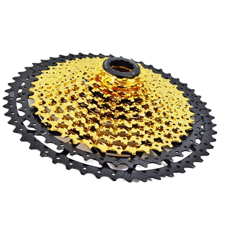 มู่เล่เทปคาสเซ็ตต์น้ำหนักเบาสำหรับจักรยานเสือภูเขา VG Sports, 9 Speed 42T (Gold), 10 Speed 42T (Gold), 10 Speed 50T (Gold), 11 Speed 50T (Gold), 11 Speed 52T (Gold), 12 Speed 50T (Gold), 12 Speed 52T (Gold)