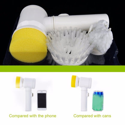 5 in 1 Multifunctional ไฟฟ้าในครัวเรือน Magic แปรง ABS ไนลอนห้องครัวอ่างอาบน้ำทำความสะอาดแปรงทำความสะอาดหน้าต่าง, 5 in 1 Brush