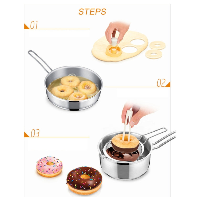 DIY แม่พิมพ์โดนัทเค้กฟองดองเครื่องมือขนมครัวพลาสติก, DIY Donut Mold