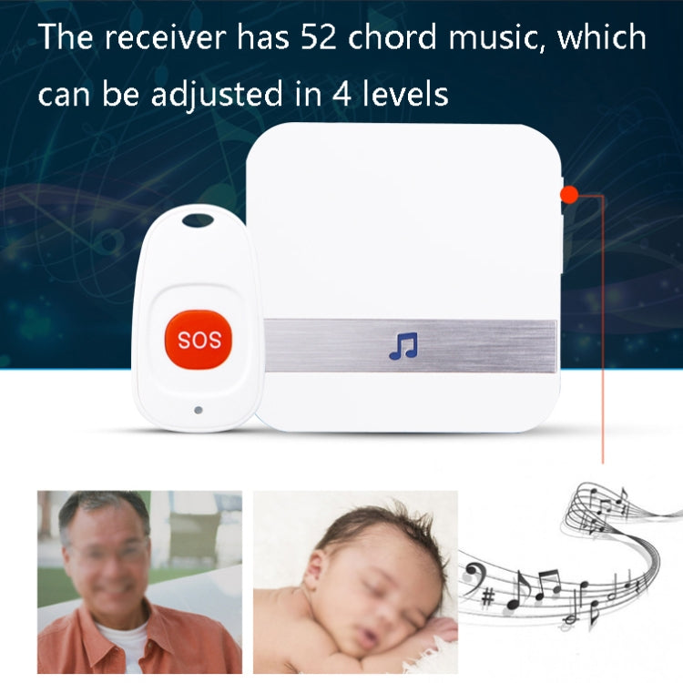 CACAZI C1 ออดรีโมทคอนโทรลไร้สายอัจฉริยะสำหรับบ้าน, US Plug, EU Plug
