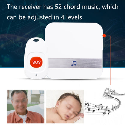 CACAZI C1 ออดรีโมทคอนโทรลไร้สายอัจฉริยะสำหรับบ้าน, US Plug, EU Plug