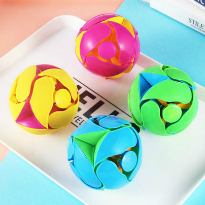 Creative Hand โยนสีเปลี่ยน Ball Transformation Telescopic Deformation Ball Magic Props การศึกษาของเล่นเด็ก, Magic Ball