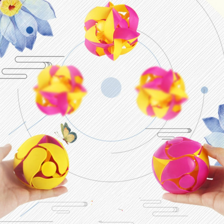 Creative Hand โยนสีเปลี่ยน Ball Transformation Telescopic Deformation Ball Magic Props การศึกษาของเล่นเด็ก, Magic Ball