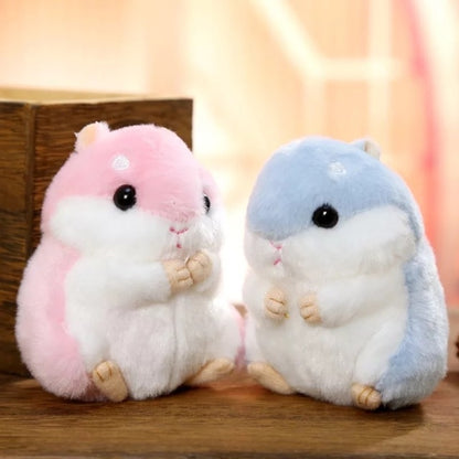 หนูแฮมสเตอร์น่ารักพวงกุญแจกระเป๋าจี้ตุ๊กตา