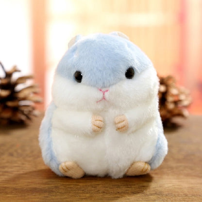 หนูแฮมสเตอร์น่ารักพวงกุญแจกระเป๋าจี้ตุ๊กตา
