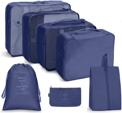 ชุดกระเป๋าเดินทาง กระเป๋าเก็บของแบบพับได้, 7 In 1, 8 In 1 Beam Mouth, 8 In 1 Cosmetic Bag, 8 In 1 Toiletry Bag, 9 In 1 Cosmetic Bag, 9 In 1 Toiletry Bag