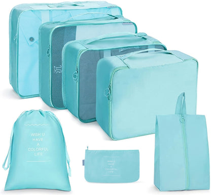ชุดกระเป๋าเดินทาง กระเป๋าเก็บของแบบพับได้, 7 In 1, 8 In 1 Beam Mouth, 8 In 1 Cosmetic Bag, 8 In 1 Toiletry Bag, 9 In 1 Cosmetic Bag, 9 In 1 Toiletry Bag