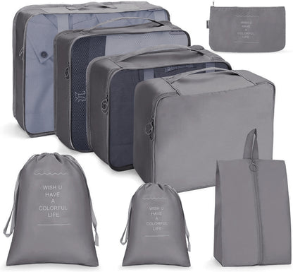 ชุดกระเป๋าเดินทาง กระเป๋าเก็บของแบบพับได้, 7 In 1, 8 In 1 Beam Mouth, 8 In 1 Cosmetic Bag, 8 In 1 Toiletry Bag, 9 In 1 Cosmetic Bag, 9 In 1 Toiletry Bag