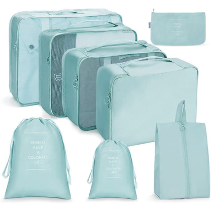 ชุดกระเป๋าเดินทาง กระเป๋าเก็บของแบบพับได้, 7 In 1, 8 In 1 Beam Mouth, 8 In 1 Cosmetic Bag, 8 In 1 Toiletry Bag, 9 In 1 Cosmetic Bag, 9 In 1 Toiletry Bag