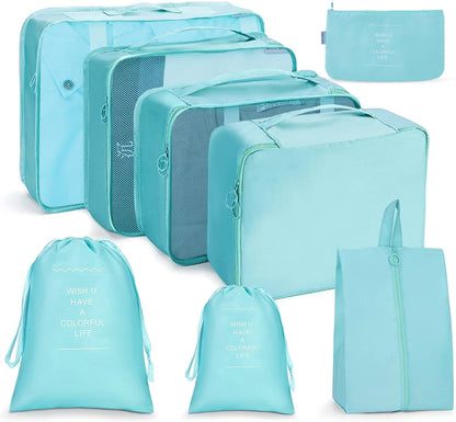 ชุดกระเป๋าเดินทาง กระเป๋าเก็บของแบบพับได้, 7 In 1, 8 In 1 Beam Mouth, 8 In 1 Cosmetic Bag, 8 In 1 Toiletry Bag, 9 In 1 Cosmetic Bag, 9 In 1 Toiletry Bag