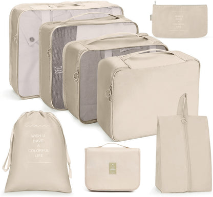 ชุดกระเป๋าเดินทาง กระเป๋าเก็บของแบบพับได้, 7 In 1, 8 In 1 Beam Mouth, 8 In 1 Cosmetic Bag, 8 In 1 Toiletry Bag, 9 In 1 Cosmetic Bag, 9 In 1 Toiletry Bag