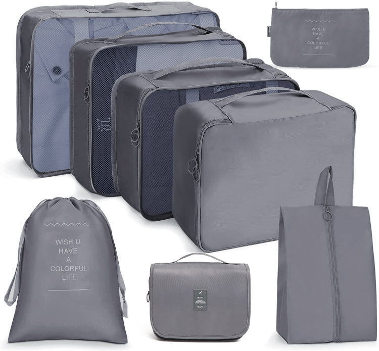 ชุดกระเป๋าเดินทาง กระเป๋าเก็บของแบบพับได้, 7 In 1, 8 In 1 Beam Mouth, 8 In 1 Cosmetic Bag, 8 In 1 Toiletry Bag, 9 In 1 Cosmetic Bag, 9 In 1 Toiletry Bag