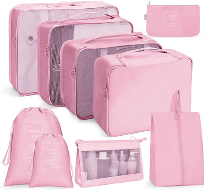 ชุดกระเป๋าเดินทาง กระเป๋าเก็บของแบบพับได้, 7 In 1, 8 In 1 Beam Mouth, 8 In 1 Cosmetic Bag, 8 In 1 Toiletry Bag, 9 In 1 Cosmetic Bag, 9 In 1 Toiletry Bag