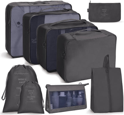 ชุดกระเป๋าเดินทาง กระเป๋าเก็บของแบบพับได้, 7 In 1, 8 In 1 Beam Mouth, 8 In 1 Cosmetic Bag, 8 In 1 Toiletry Bag, 9 In 1 Cosmetic Bag, 9 In 1 Toiletry Bag
