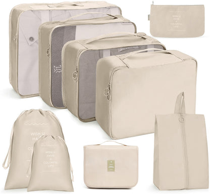 ชุดกระเป๋าเดินทาง กระเป๋าเก็บของแบบพับได้, 7 In 1, 8 In 1 Beam Mouth, 8 In 1 Cosmetic Bag, 8 In 1 Toiletry Bag, 9 In 1 Cosmetic Bag, 9 In 1 Toiletry Bag