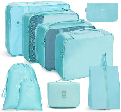 ชุดกระเป๋าเดินทาง กระเป๋าเก็บของแบบพับได้, 7 In 1, 8 In 1 Beam Mouth, 8 In 1 Cosmetic Bag, 8 In 1 Toiletry Bag, 9 In 1 Cosmetic Bag, 9 In 1 Toiletry Bag
