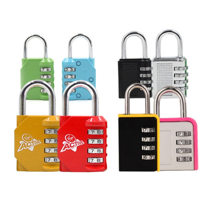 4 ชิ้นกุญแจรหัสสี่หลัก Lluggage ยิม กุญแจกันขโมย, 8023, 8024, 8072, 8075