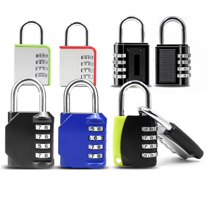 4 ชิ้นกุญแจรหัสสี่หลัก Lluggage ยิม กุญแจกันขโมย, 8023, 8024, 8072, 8075