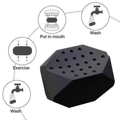 3PCS 7th Generation Masseter Ball Mandibular TRAINER เทรนเนอร์กล้ามเนื้อใบหน้าซิลิโคน Face-Lifting อุปกรณ์, 7th Generation (Black), 7th Generation (White), 7th Generation (Gray)