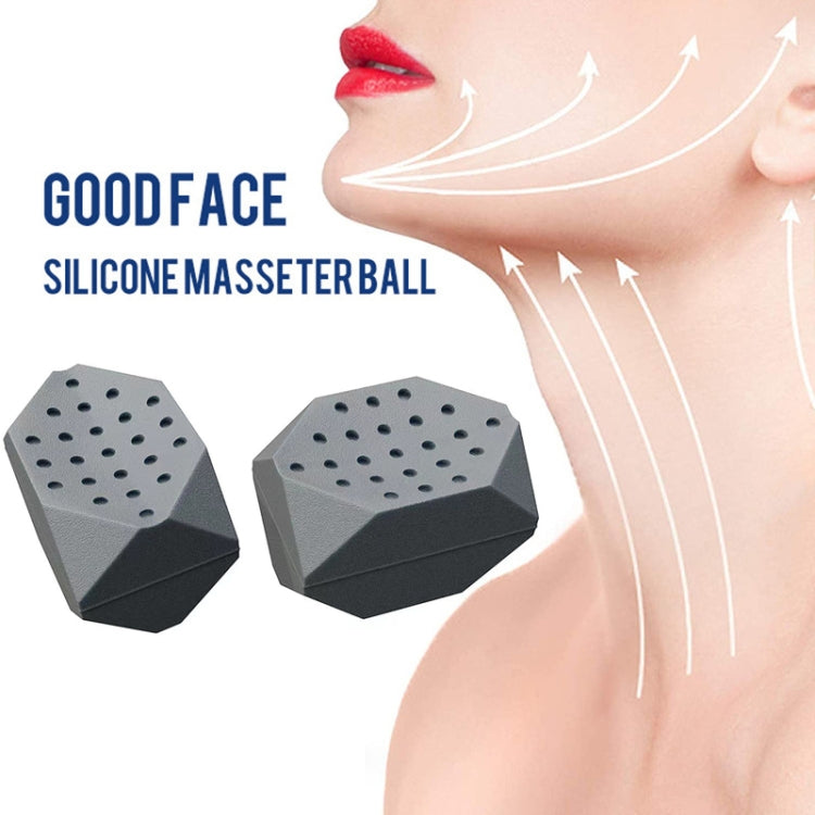 3PCS 7th Generation Masseter Ball Mandibular TRAINER เทรนเนอร์กล้ามเนื้อใบหน้าซิลิโคน Face-Lifting อุปกรณ์, 7th Generation (Black), 7th Generation (White), 7th Generation (Gray)