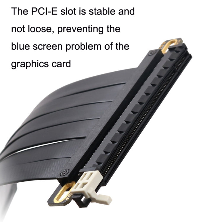 PCI-E 3.0 16X 180 องศาสายเคเบิลต่อขยายกราฟิกการ์ดสายเคเบิลอะแดปเตอร์ความยาว:, 10cm, 15cm, 20cm