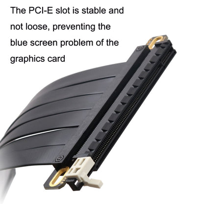 PCI-E 3.0 16X 180 องศาสายเคเบิลต่อขยายกราฟิกการ์ดสายเคเบิลอะแดปเตอร์ความยาว:, 10cm, 15cm, 20cm