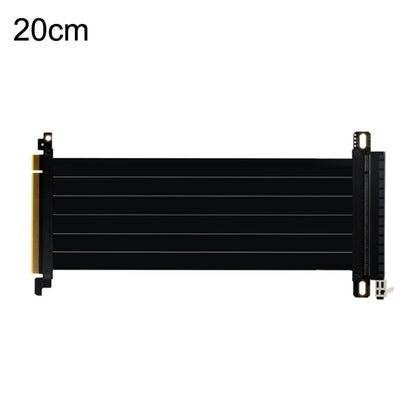 PCI-E 3.0 16X 180 องศาสายเคเบิลต่อขยายกราฟิกการ์ดสายเคเบิลอะแดปเตอร์ความยาว:, 10cm, 15cm, 20cm