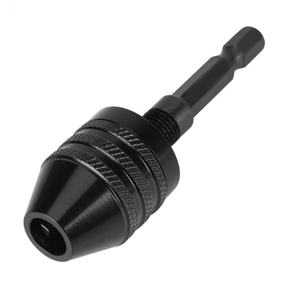 Hex Shank Mini เจาะ Chuck Conversion สาม Jaw Chuck Power เครื่องมือ, Hex Shank Black Chuck (0.8-8mm)A, Hex Shank Black Chuck (0.3-6.5mm) B, Hex Shank Black Chuck (0.3-3.6mm), Hex Shank Silver Chuck (0.3-3.6mm), 2.35mm Round Chuck (0.3-3.4mm)           ...