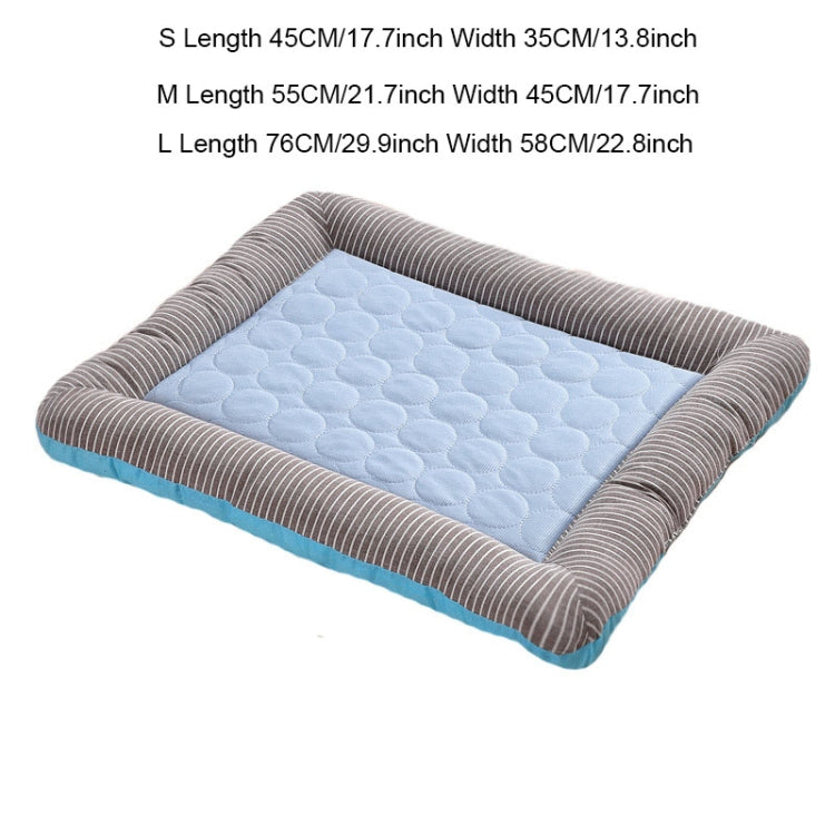 ฤดูร้อนผ้าไหมน้ำแข็งNest Padsขนาดเล็กและขนาดกลางมัลติฟังก์ชั่Cool Pet Nest Dog Cat Pad, S, M, L