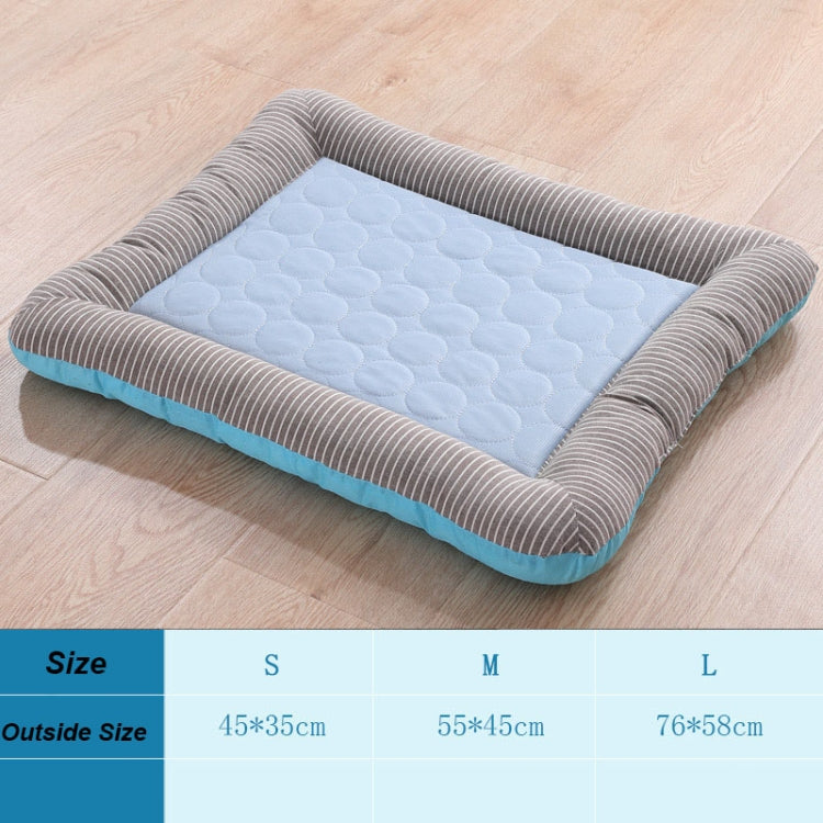 ฤดูร้อนผ้าไหมน้ำแข็งNest Padsขนาดเล็กและขนาดกลางมัลติฟังก์ชั่Cool Pet Nest Dog Cat Pad, S, M, L
