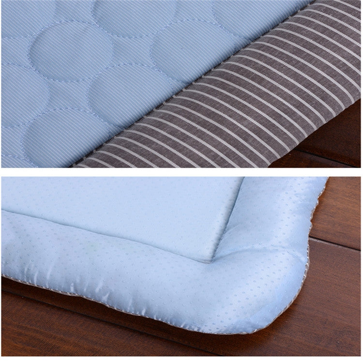 ฤดูร้อนผ้าไหมน้ำแข็งNest Padsขนาดเล็กและขนาดกลางมัลติฟังก์ชั่Cool Pet Nest Dog Cat Pad, S, M, L